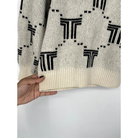 Tory Sport Merino Net-T Jacquard Wool Sweater - Picture 6 of 8